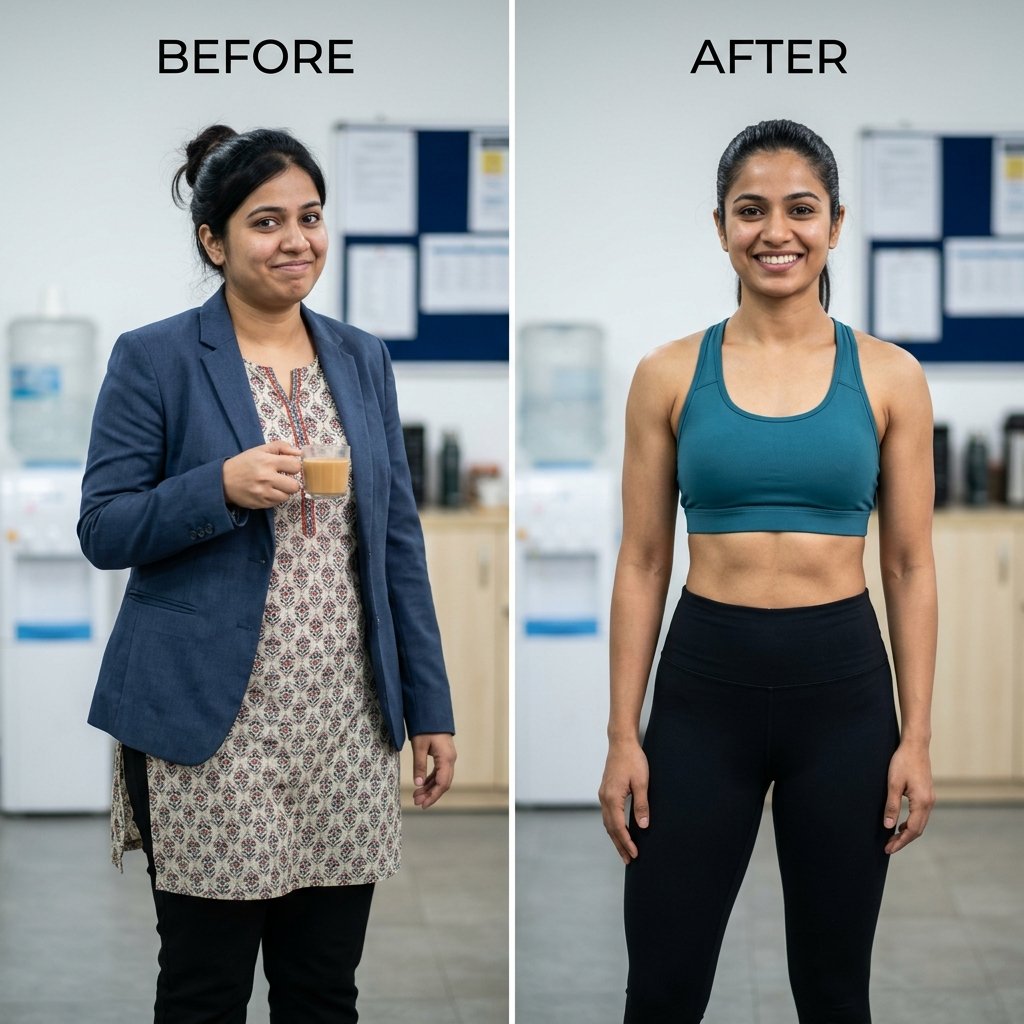 Client finally stayed consistent with fitness